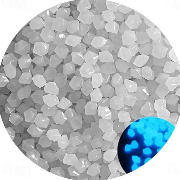 500PCS Garden Decoration Pebbles, Glow in The Dark Luminous Stones, Decorative Pebbles for Outdoor, Fish Tank, and Aquarium Decor