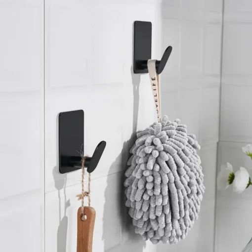 2pcs Heavy Duty Wall Hooks Waterproof Stainless Steel Hooks for Hat Towel Robe Hooks Rack Wall Mount - Bathroom Kitchen Home Hotel Office Cabinet and Bedroom