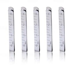 20pcs Hemming Clips Stainless Steel Sewing Clips Measurement Ruler Marking Sewing Project Quilting Supplies (3 Inches)