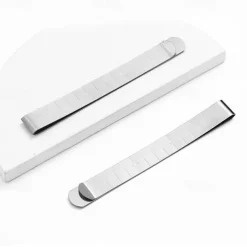 20pcs Hemming Clips Stainless Steel Sewing Clips Measurement Ruler Marking Sewing Project Quilting Supplies (3 Inches)