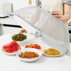 1PCS Household Food Cover New Summer Folding Fly Proof Vegetable Cover Dust Proof Table Cover Large Rectangular Food Cover