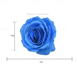 5PCS Large Artificial Rose Silk Flower Heads, DIY Wedding Decor, Wreaths, Scrapbooking, Faux Flowers for Christmas, Home, Garden, and Candy Box Decoration