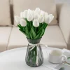 10pcs Lifelike PU Tulip Artificial Flowers: Perfect for Home Decor, Wedding Decorations, and Events - Realistic Feel Tulips for Added Elegance