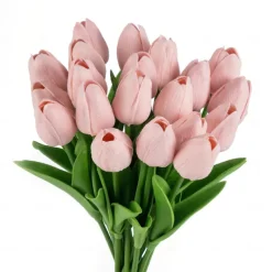 10pcs Lifelike PU Tulip Artificial Flowers: Perfect for Home Decor, Wedding Decorations, and Events - Realistic Feel Tulips for Added Elegance