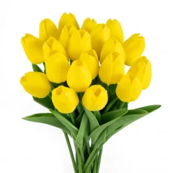 10pcs Lifelike PU Tulip Artificial Flowers: Perfect for Home Decor, Wedding Decorations, and Events - Realistic Feel Tulips for Added Elegance