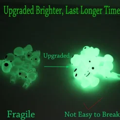 5pcs Luminous Tree Elves Spirit Princess Mononoke Micro Landscape Figure Ornament Glowing Miniature Gardening Potted Decor