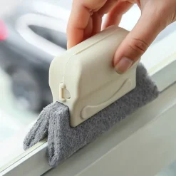 2Pcs Magic Door Window Groove Cleaning Brushes Slot Hand-held Door Gap Keyboard Kitchen Floor Gap Household Cleaning Tools