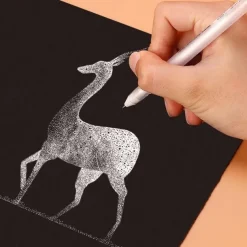 3pcs Marker Highlighter White Markers White Gel Pen For Art Markers Comic Drawing Supplies