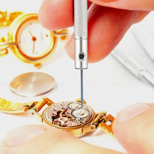 13pcs Micro Precision Watch Screwdriver Jeweler Watch Screwdriver Set 0.6-2.0mm With 13 Extra Replace Blades For Watch Repair Jewelry Eyeglasses Electronics