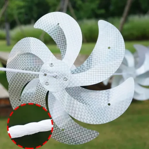 8pcs Outdoor Bird Repelling Windmill, Effective Bird Deterrent, Durable Materials, Spinning Motion to Keep Birds Away, Ideal for Gardens, Patios, Balconies, and Farms