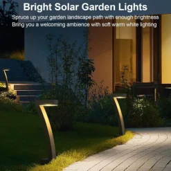 2pcs Outdoor Solar Landerscape Lighting Pathway Light Flame Shaped Lawn Light Outdoor Garden Lights for Patio Villa Park Lawn Walkway Waterproof Lighting Atmosphere Landscape Decor Light