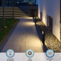 2pcs Outdoor Solar Landerscape Lighting Pathway Light Flame Shaped Lawn Light Outdoor Garden Lights for Patio Villa Park Lawn Walkway Waterproof Lighting Atmosphere Landscape Decor Light