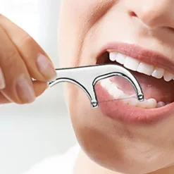 7Pcs Portable Stainless Steel Toothpicks Pocket Set Reusable Metal Toothpicks Cleaning Kit with Holder for Outdoor Picnic Camping Traveling