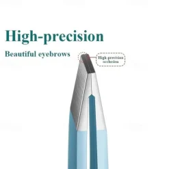 4pcs Professional Precision Slant And Pointed Tip Tweezers Set Eyebrow Plucker Tools For Ingrown Hair, Hair Removal Tweezers With Leather