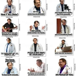 12pcs Refrigerator Magnets, Funny Fridge Magnets, Decorative Magnets, Personalized Fridge Magnet For Kitchen Office Whiteboard Locker Cabinet And Dishwasher, Kitchen Decoration, Home Decoration