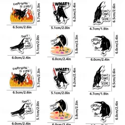 12pcs Refrigerator Magnets, Funny Fridge Magnets, Decorative Magnets, Personalized Fridge Magnet For Kitchen Office Whiteboard Locker Cabinet And Dishwasher, Kitchen Decoration, Home Decoration