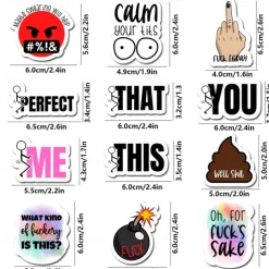 12pcs Refrigerator Magnets, Funny Fridge Magnets, Decorative Magnets, Personalized Fridge Magnet For Kitchen Office Whiteboard Locker Cabinet And Dishwasher, Kitchen Decoration, Home Decoration