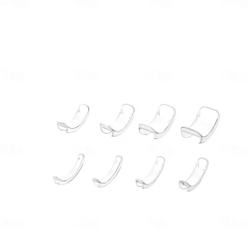 8pcs Ring Re-sizer Kit - Adjustable Ring Sizer Set with Transparent Color - Fits 1-10mm Bands - Comfortable TPU Material for Men & Women