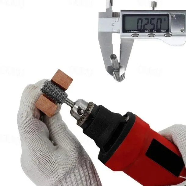 5/10pcs Rotary Burr Rasp Set Carbon Steel Wood Carving File Rasp Drill Bits Fit For Rotary Tools For DIY Woodworking Wood Plastic Carving Polishing Grinding Engraving