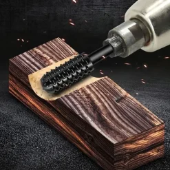 5/10pcs Rotary Burr Rasp Set Carbon Steel Wood Carving File Rasp Drill Bits Fit For Rotary Tools For DIY Woodworking Wood Plastic Carving Polishing Grinding Engraving