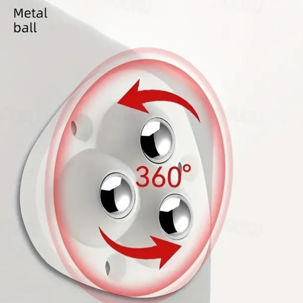 4pcs Self Adhesive Caster Wheels Heavy Duty Swivel Wheels Stainless Steel Paste Universal Wheel 360 Degree Rotation Sticky Pulley For Bins Bottom Storage Box Furniture Trash Can Coffee Table