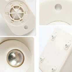 4/12pcs Self-Adhesive Caster Wheels Mini Swivel Wheels Stainless Steel Paste Universal Wheel 360 Degree Rotation Sticky Pulley For Bins Bottom Storage Box Furniture Trash Can