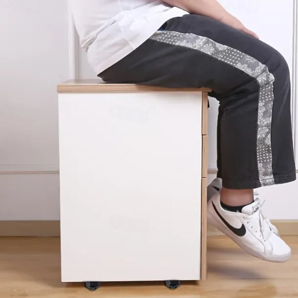 4pcs Self-adhesive Casters, Upgraded Casters, Super Load-bearing Ball Stainless Steel Universal Pulley, 360 Degree Rotating Pulley For Furniture Garbage Cans