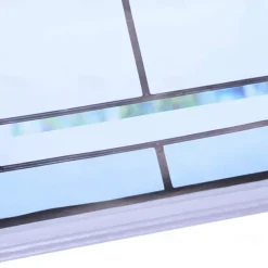 2pcs Self-adhesive Creative Imitation Glass Door Stickers For Living Room Diy Decorative Home Waterproof Wall Stickers 30.3