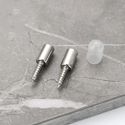 20PCS Shelf Support Pegs - Self-Tapping Screws for Kitchen Cabinet Bookcase Closet Shelves - Sturdy Adjustable and Easy-to-Install Furniture Accessories