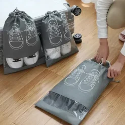 5pcs Shoe storage bag mildew-proof vacuum dust-proof transparent travel shoe bag moisture-proof shoe storage bag