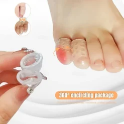 10pcs Silicone Breathable Toe Covers, Silicone Anti-Friction Toe Protector, Little Toe Protectors Caps Guards for Men Women, Blisters and Ingrown Toenails