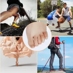 10pcs Silicone Breathable Toe Covers, Silicone Anti-Friction Toe Protector, Little Toe Protectors Caps Guards for Men Women, Blisters and Ingrown Toenails
