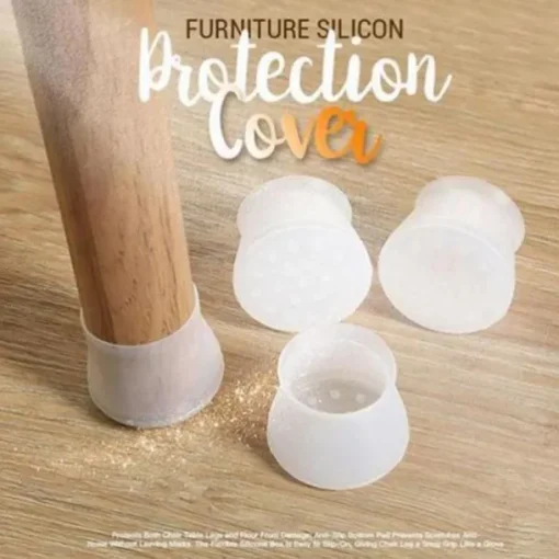 20pcs Silicone Furniture Legs Protector Chairs Desk Table Legs Feet Pad Cover Floor Protector Silicon Chair Leg Protector