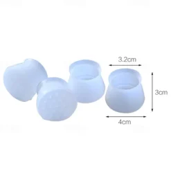 20pcs Silicone Furniture Legs Protector Chairs Desk Table Legs Feet Pad Cover Floor Protector Silicon Chair Leg Protector