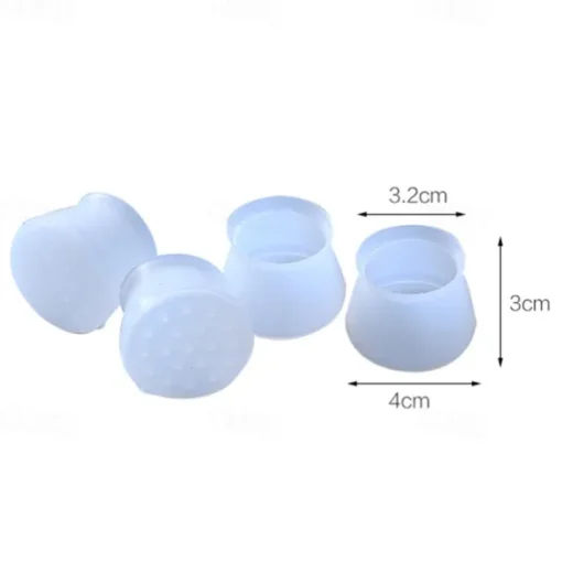 20pcs Silicone Furniture Legs Protector Chairs Desk Table Legs Feet Pad Cover Floor Protector Silicon Chair Leg Protector