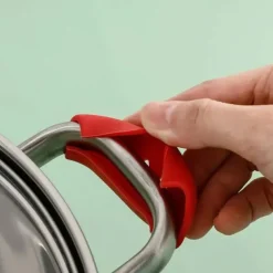 5PCS Silicone Pan Handle Cover Heat Insulation Assist Handle Holder Grip Sleeve Kitchen Gadgets