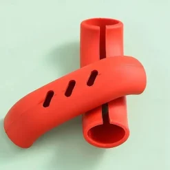 5PCS Silicone Pan Handle Cover Heat Insulation Assist Handle Holder Grip Sleeve Kitchen Gadgets