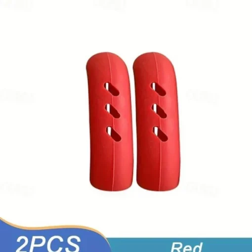 2PCS Silicone Pot Cover, Heat Insulation Pot Ear Clip, Anti Slip, Handle Bracket For Pans Plates, Cooking Tools, Kitchen Accessories