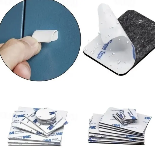 10pcs Strong Mounting Tape Double Sided Adhesive Foam Tape with Round Foam Sticker