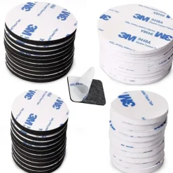 10pcs Strong Mounting Tape Double Sided Adhesive Foam Tape with Round Foam Sticker