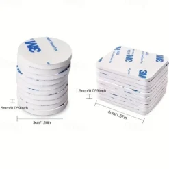 10pcs Strong Mounting Tape Double Sided Adhesive Foam Tape with Round Foam Sticker