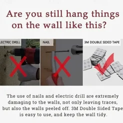 10pcs Strong Mounting Tape Double Sided Adhesive Foam Tape with Round Foam Sticker