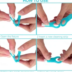 5Pcs Teeth Whitening Kits Nano Tube Teeth Cleaning Whitener Tooth Stains Remove Stain Strips Oral Deep Clean