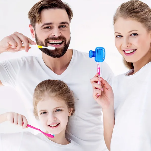 6PCS Toothbrush Cover - Toothbrush Protection Holder Portable Plastic Toothbrush Head Cover - Suitable for Travel, Business, Camping, School, Home