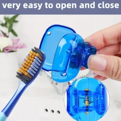 6PCS Toothbrush Cover - Toothbrush Protection Holder Portable Plastic Toothbrush Head Cover - Suitable for Travel, Business, Camping, School, Home