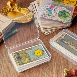 12pcs Transparent Plastic Packaging Box for Hardware Tools, Sample Display, Parts Packaging, and Card Storage - Modern Clear Storage Box with Snap Fasteners, Ideal for Crafts, Jewelry, Home, and Office Supplies