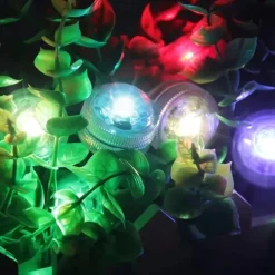 12pcs Underwater Submersible LED Pool Light Waterproof with Remote Control for Bath Tub Vase Aquarium Party Wedding Decor Battery Operated