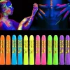 6pcs UV Glow Body and Face Paint Kit - Fluorescent Crayons for Adults - Perfect for Birthday Parties, Halloween, and Masquerades