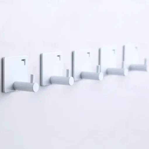 5PCS Wall Hooks for Coats,Stainless Steel Robe Hooks,Wall Mounted Coat Hooks For Bathroom,Bedroom,Kitchen(Black)