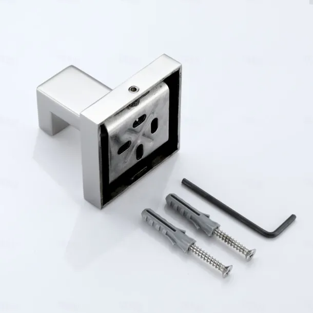 2pcs Wall Hooks for Coats,Stainless Steel Robe Hooks,Wall Mounted Coat Hooks For Bathroom,Bedroom,Kitchen(Chrome)